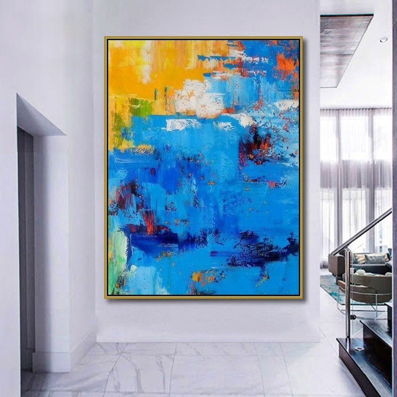 Abstract painting Contemporary room Art Hand painted canvas art Abstract art Home decor painting Large Original Wall Art painting