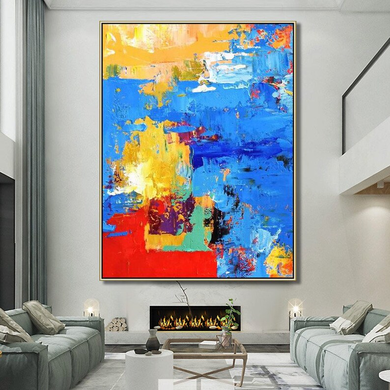 Abstract Painting Original Painting Hand Painted Canvas Art Etsy