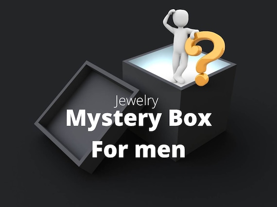 Jewelry Mystery Box for Men , Surprise Box, Mystery Grab Bag, Treasure  Jewelry Box, Mysterious Box, Surprise Gift 