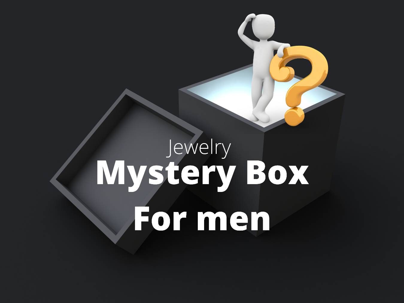 Jewelry Mystery Box for Men Surprise Box Mystery Grab Bag Etsy