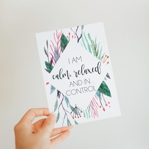 Affirmations de naissance par césarienne *Imprimé*, Cartes d’affirmation pour la naissance, Accouchement par césarienne, Cadeau de douche de bébé, Cartes d’affirmation solennelle