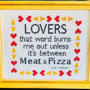 Meat lovers pizza quote by Liz Lemon