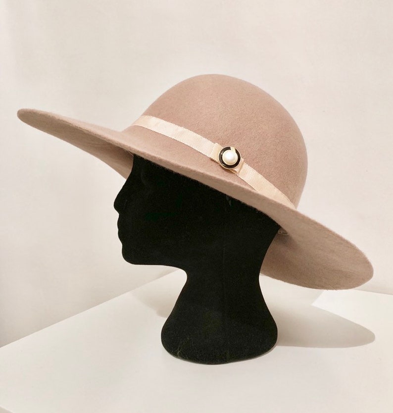 Custom Wide Brim Wool Felt Hat Etsy