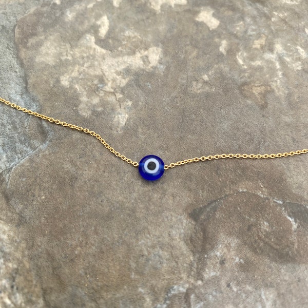 Evil Eye 14k Gold Filled Necklace