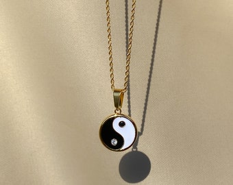 Yin x Yang Gold Necklace