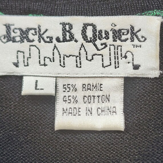 Jack B. Quick Vintage Pumpkin and Vine Black Swea… - image 7