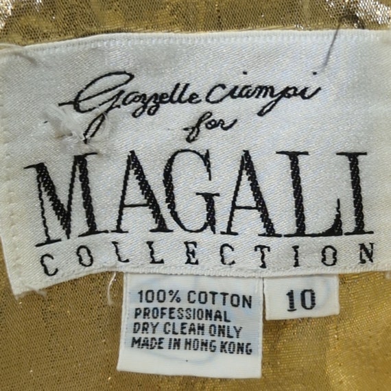 Vintage Magali Collection Gold Star Jacket/Skirt … - image 7