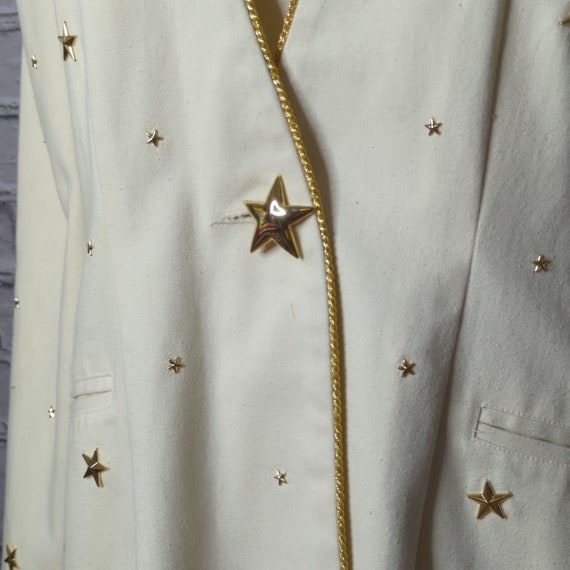 Vintage Magali Collection Gold Star Jacket/Skirt … - image 8