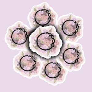 GVF song floral symbol sticker