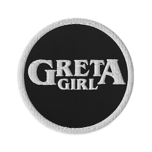 Embroidered patch, Greta Girl, Band Patch