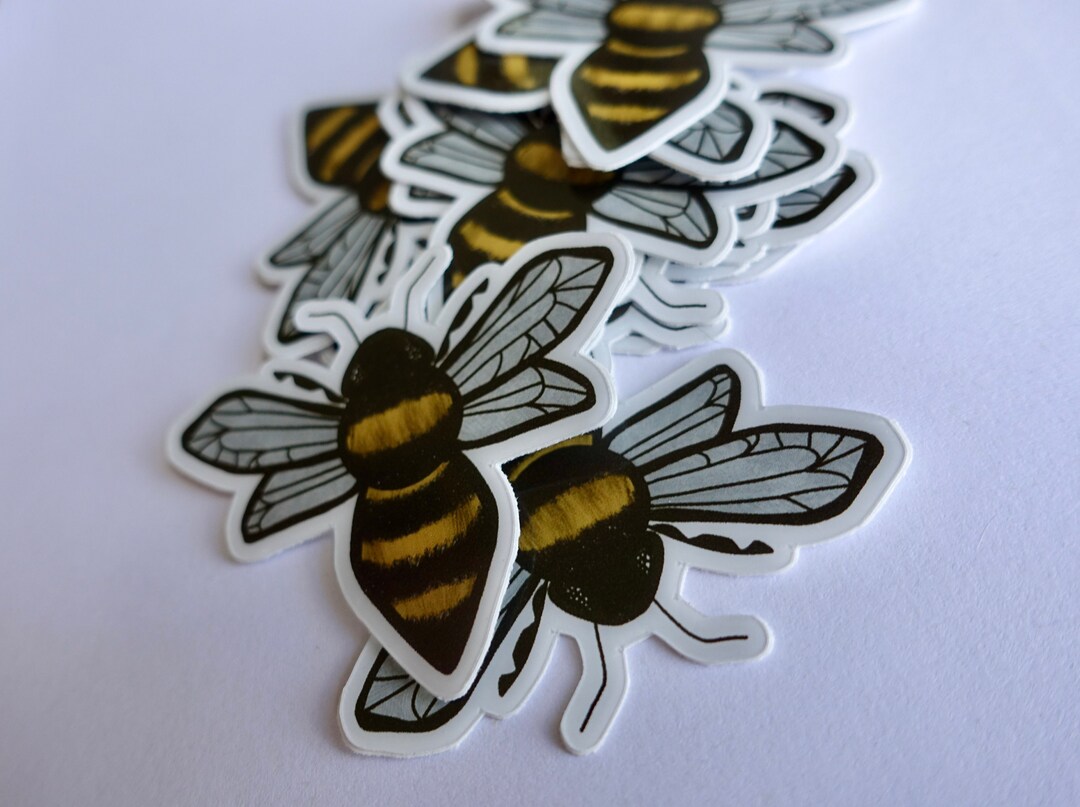 Bee Sticker - Etsy