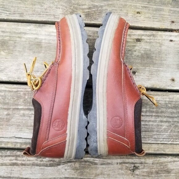 Vintage 90s Y2k Bass Moc Toe Moccasin Boat Shoes Waterproof  display picture 1