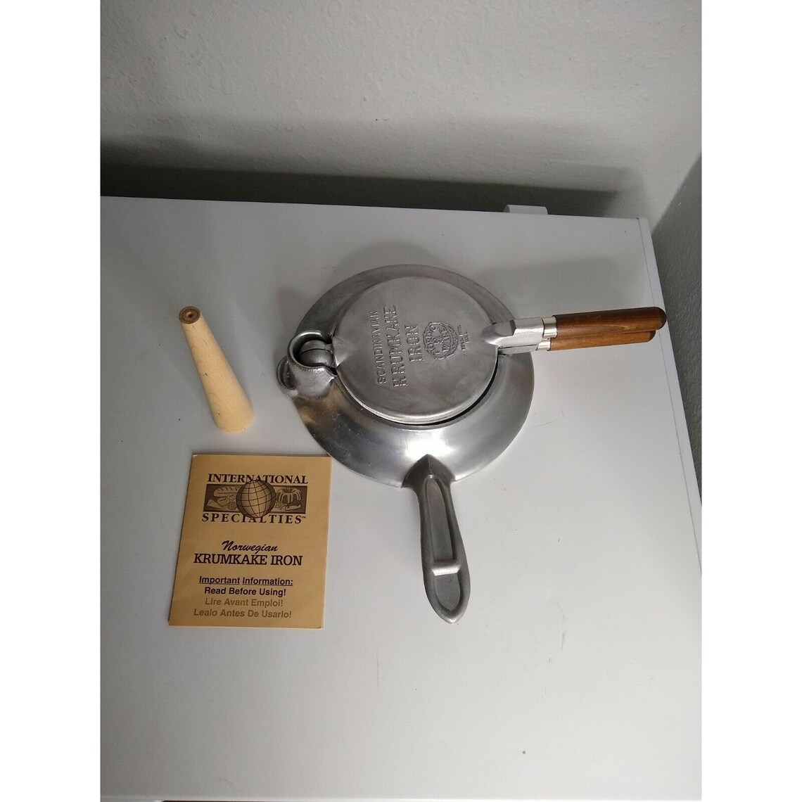 Vintage Nordic Ware Krumkake Iron Open Box Norwegian Etsy