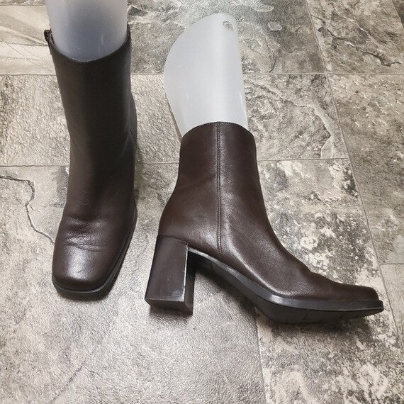 square toe boots 90s