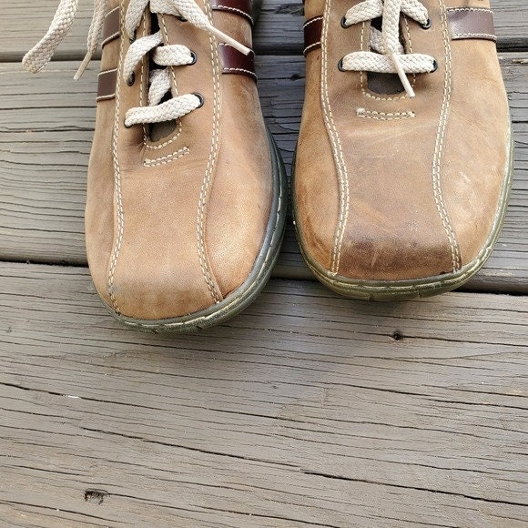 Vintage 90s Y2k Skechers Tan Brown Nubuck Suede Leather