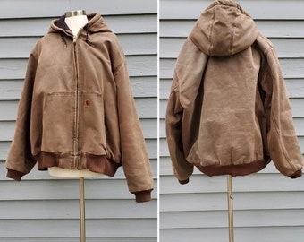 Vintage 90s Y2k Carhartt J140 Chestnut Brown Duck Canvas Vintage 90s Y2k Carhartt J140 Chestnut Brown Duck Canvas