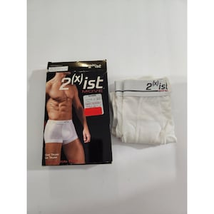 2(x)ist Trunk Underwear White Move Tencel Lycra Pique Vintage Small image 1
