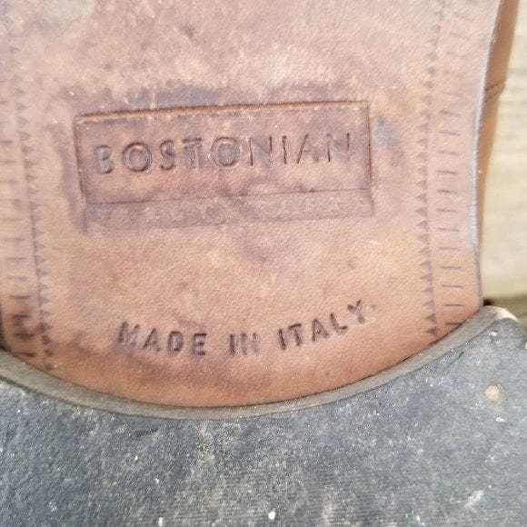 Vintage Bostonian Florentino Brown Leather Fringe Tasseled Moc Toe Loafers‎ 11 Vintage Bostonian Florentino Brown Leather Fringe Tasseled  main image 3