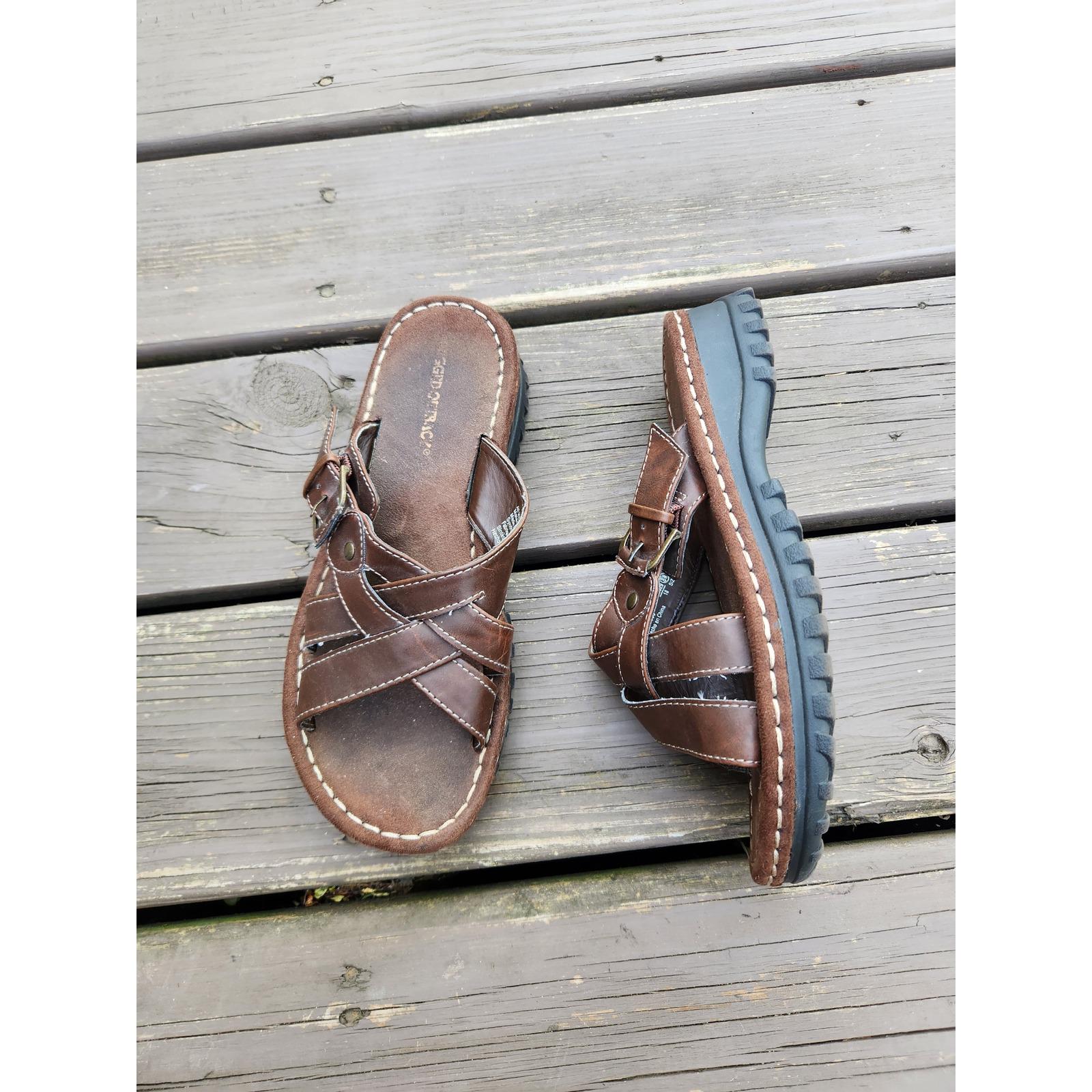 Brown 90s Sandals - Etsy display picture 1