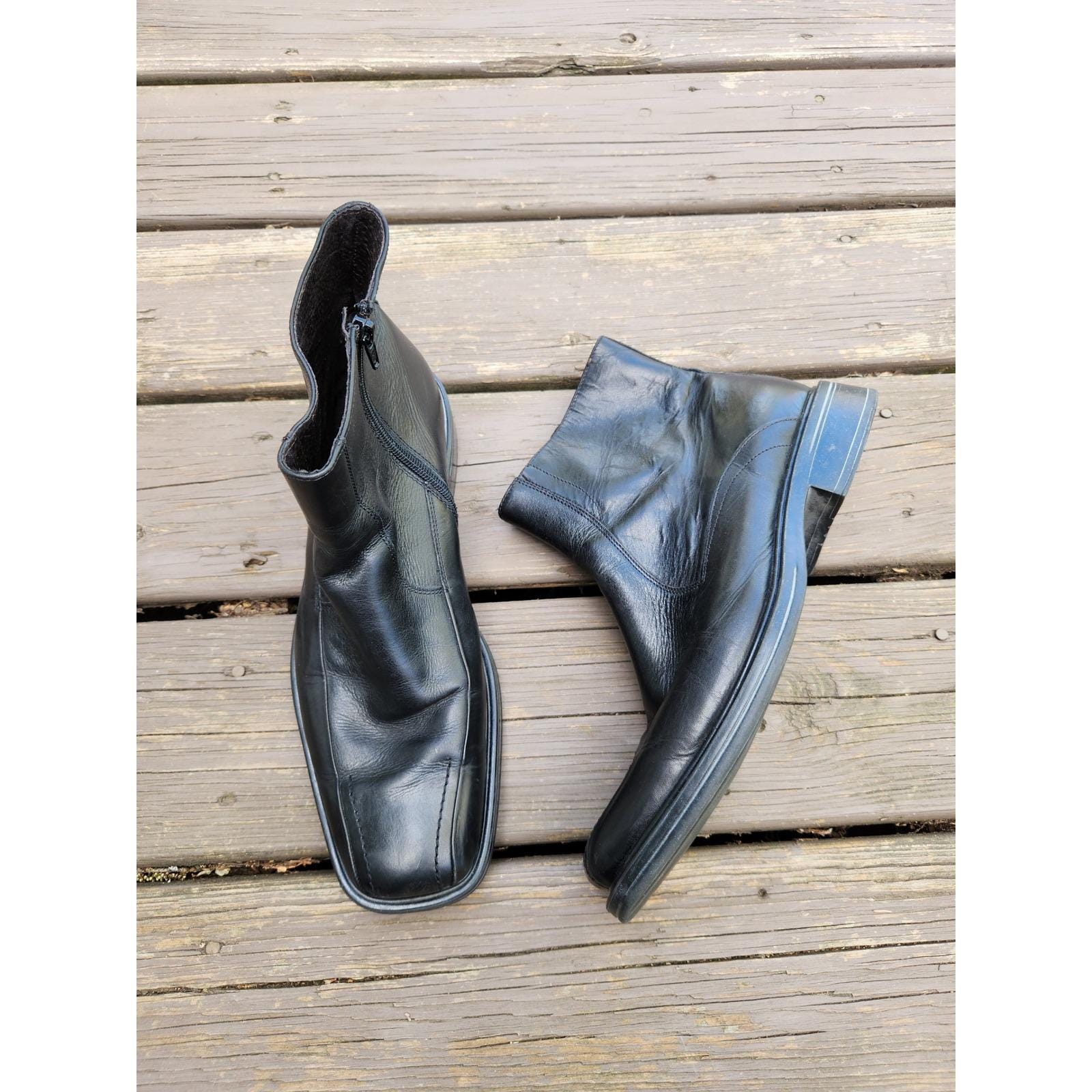 Mens Side Zip Ankle Boots - Etsy