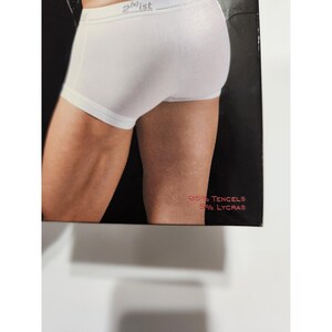 2(x)ist Trunk Blanco Move Tencel Lycra Piqué Vintage Pequeño 28-30 imagen 5