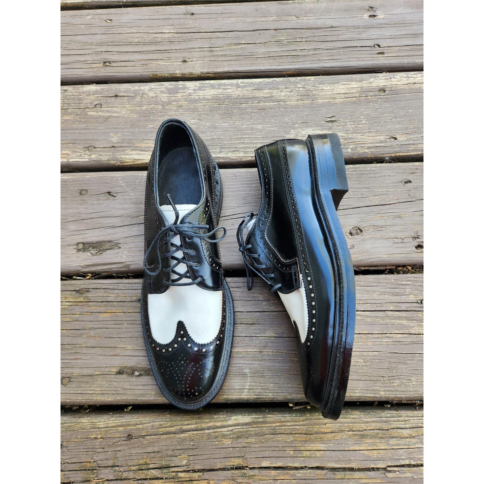 Vintage Wingtip Mens Shoes - Etsy