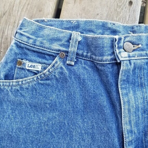 Vintage 90s y2k Lee High Rise Mom Jeans Tapered L… - image 5