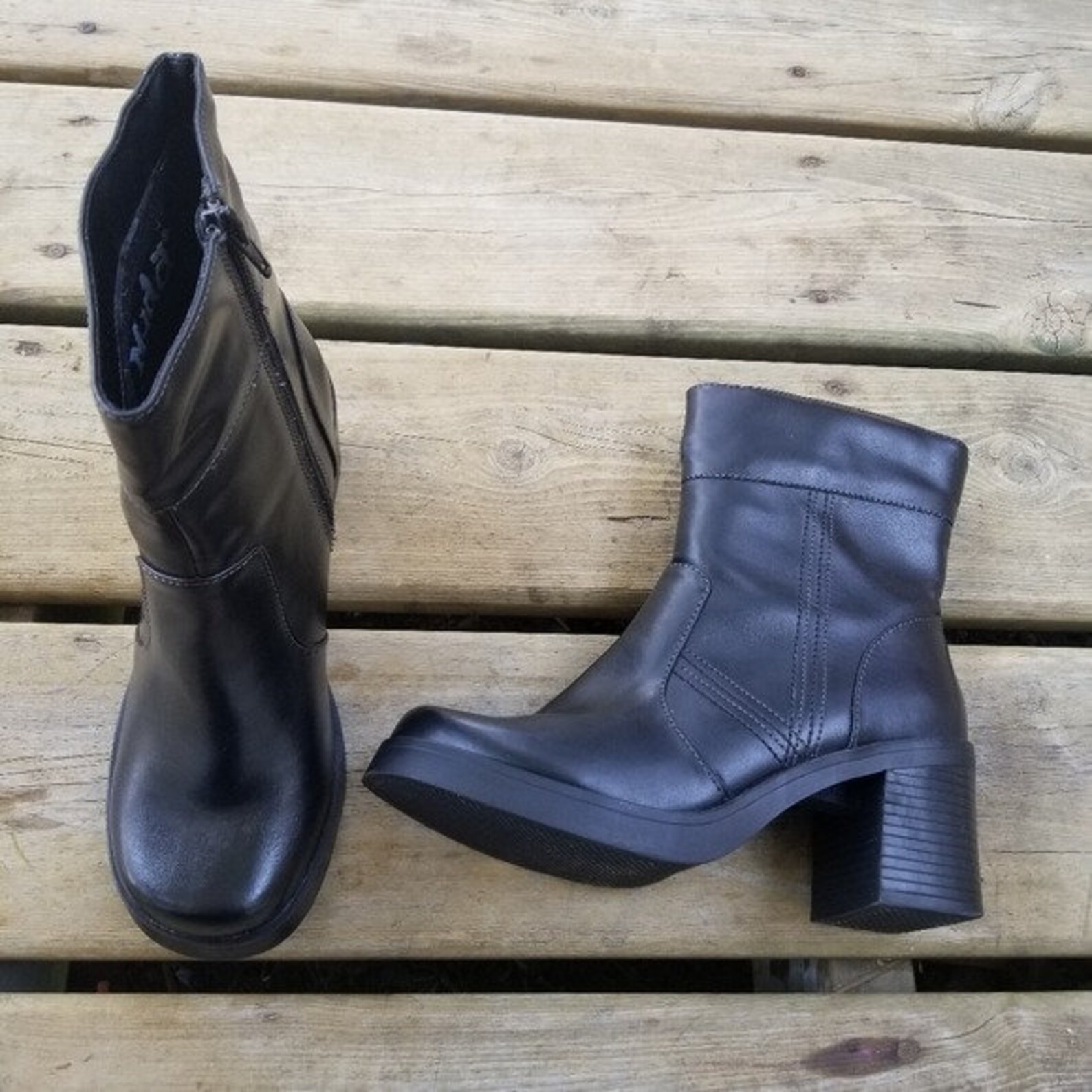 Vintage Bratz y2k Mudd Yoshi Chunky Heel Platform Boots 8 Punk | Etsy