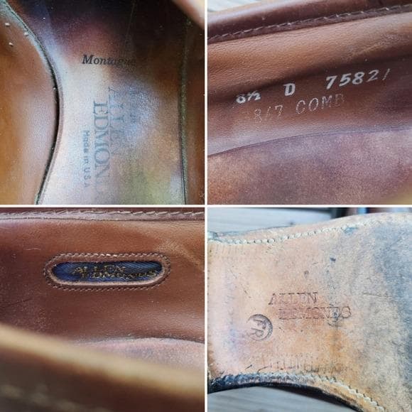 Vintage 80s‎ Allen Edmonds Montague Kiltie Monk Strap Brown Leather Loafers 8.5 Vintage 80s Allen Edmonds Montague Kiltie Monk Strap Brown  main image 3