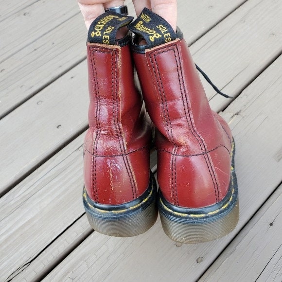 Dr Martens 1460 8 Eye Classic Cherry Red Oxblood Smooth