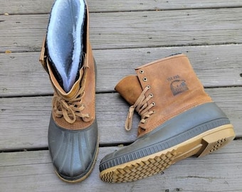 SOREL // Vintage Men’s Arctic Pac Kaufman Premium Snow Boot // Size 7 Mens Vintage Sorel Arctic Pac Kaufman Canada Brown Snow Duck  main image 3