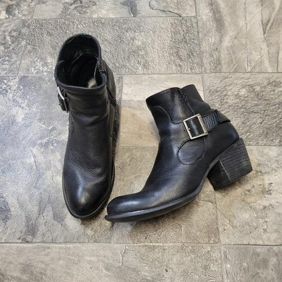 Durango Black Leather Round Toe Short Western Rodeo Boots Cowboy Y2k Durango® Westward Black Onyx Western Boot – Durango Boots main image 2