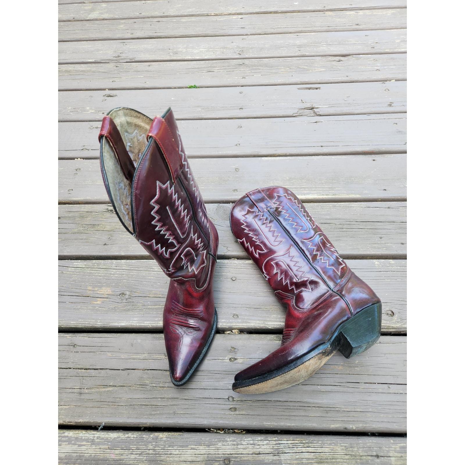 70s Cowboy Boots - Etsy