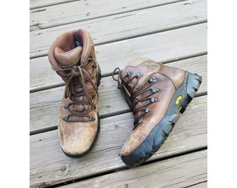 Merrell Ridge Gore-Tex II Hiking Boots Brown Leather Vibram Womens Size 11