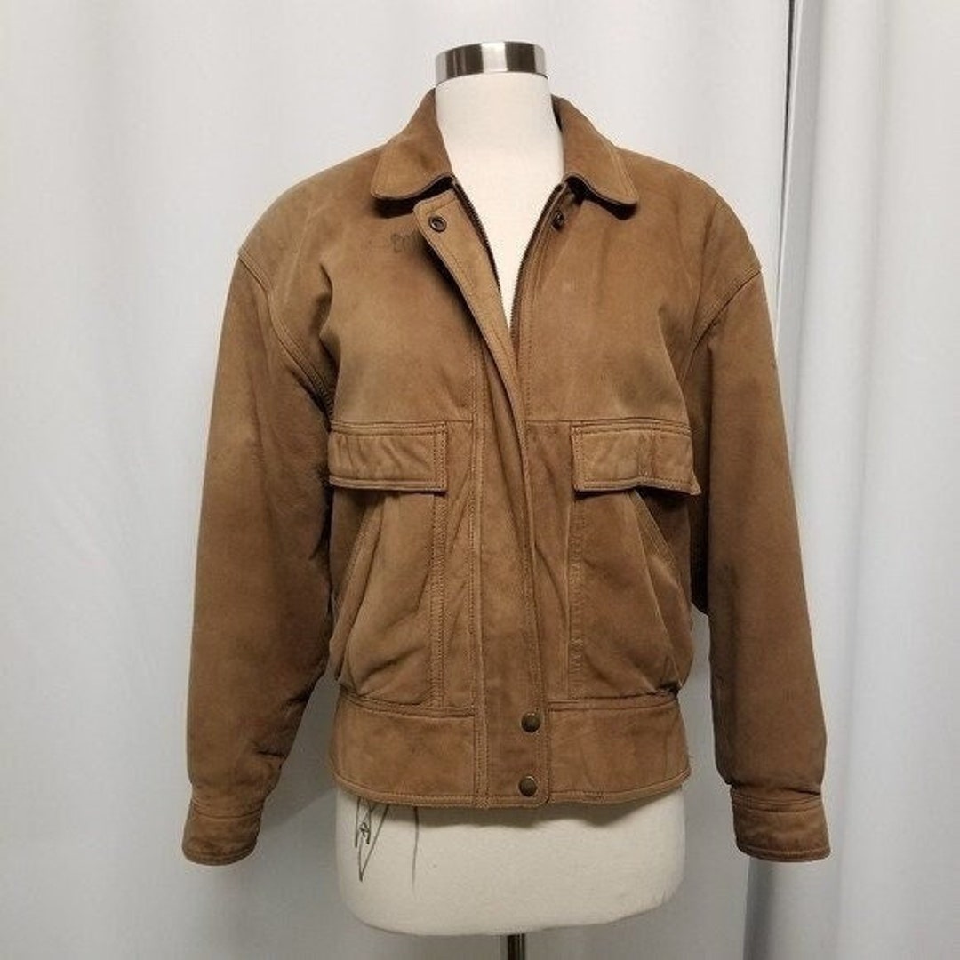 Vintage 90s Y2k Adventure Bound Aviator Bomber Insulated
