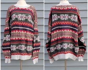 Mystery Vintage Style Grandpa Sweater Bundle, 80s 90s