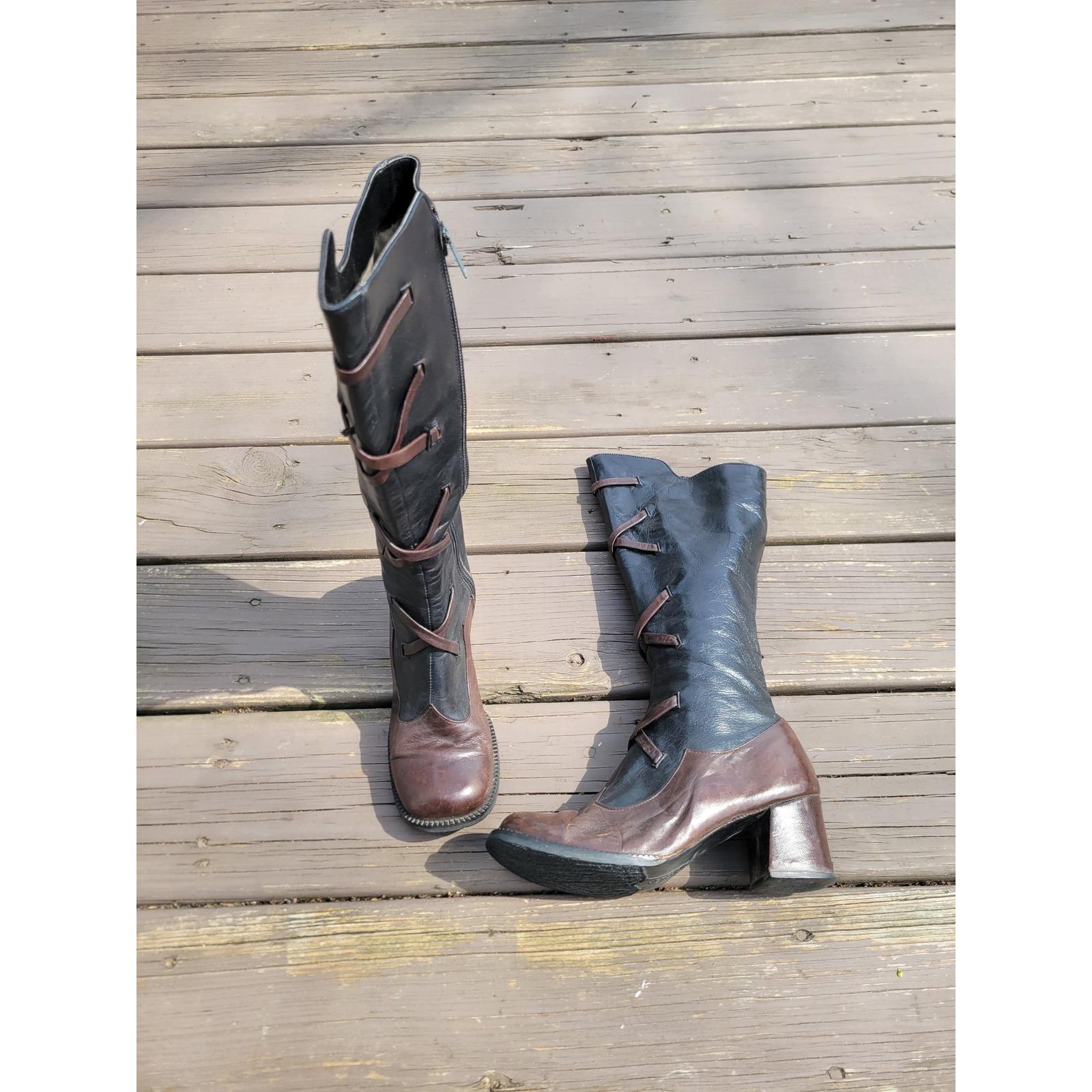 El Dantes ロングブーツ ブラウン 本革 23cm ヴィンテージ El dante boots - Etsy 日本