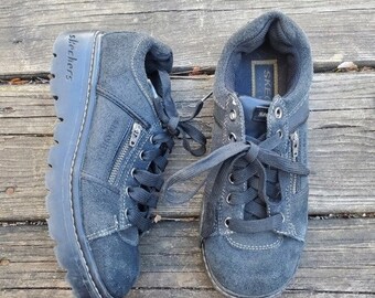 white platform sneakers 90s