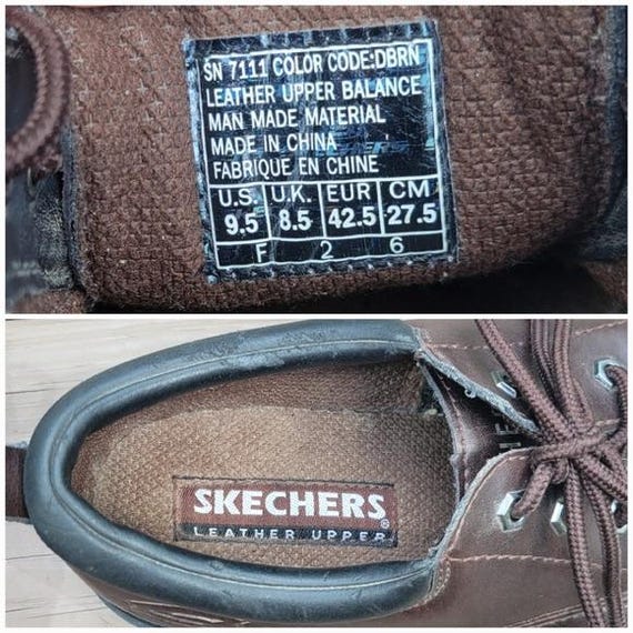 Vintage 90s y2k Skechers Bratz Brown Leather Chunky Heel Oxford‎ Jammers 9.5 Vintage 90s Y2k Skechers Bratz Brown Leather Chunky Heel  main image 4