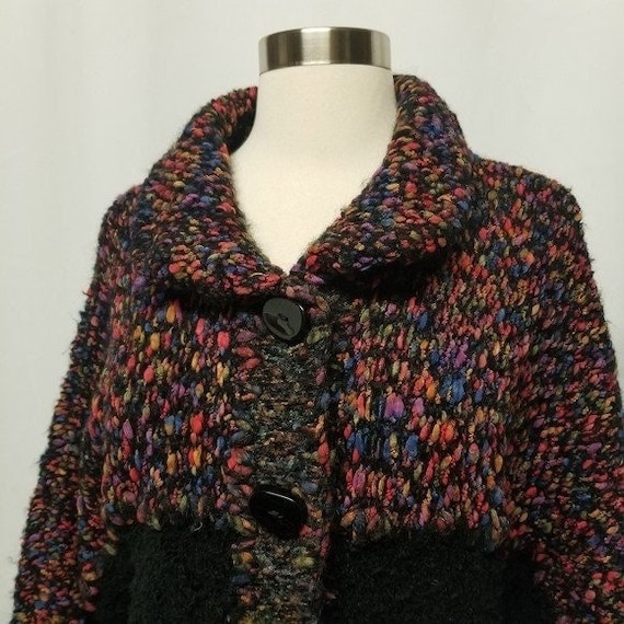 Vintage 90s y2k Curio Chunky Knit Wool Blend Moha… - image 6