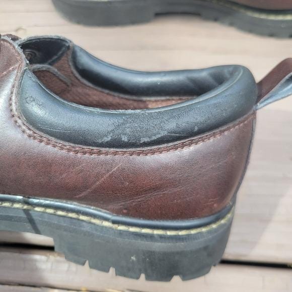 Vintage 90s Y2k Skechers Bratz Brown Leather Chunky Heel  display picture 3
