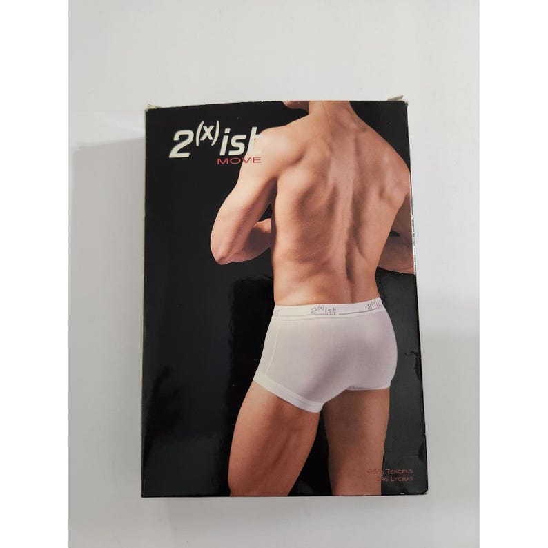 2(x)ist Trunk Underwear White Move Tencel Lycra Pique Vintage Small image 2