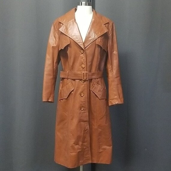 Vintage 70s leather trench - Gem Vintage 70s leather trench - Gem