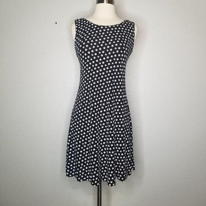 Vintage 90s Slinky Dainty Floral Mini Skater Dress Md Y2K VSCO
