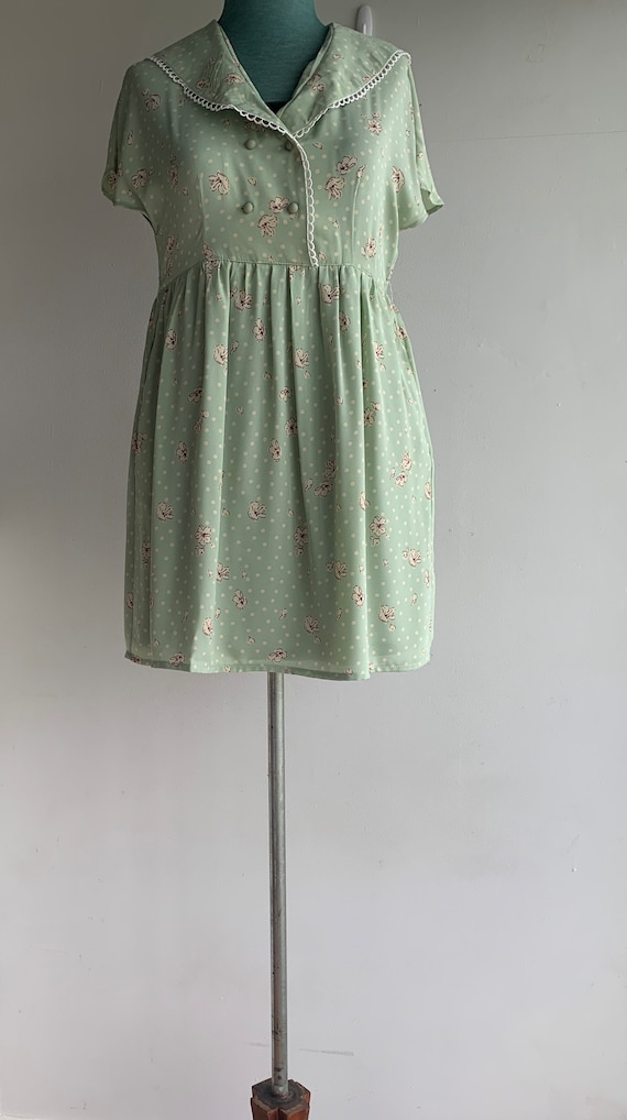 90s Adorable Summer Mini Dress from Japan/Sailor-c