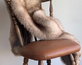 50s 60s Excellent Condition Glam Saga Norway Blue Fox Fur Stole Cape Shrug Wrap Bridal Bridesmaid Wedding Shawl Capelet Great Gatsby Party