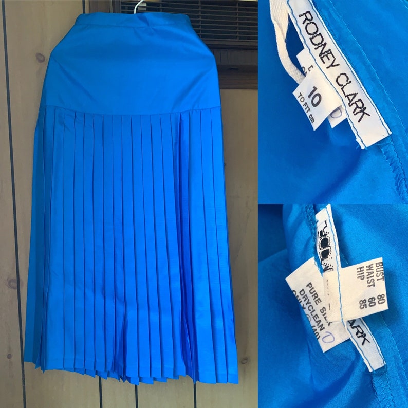 Blue Loop Skirt Set