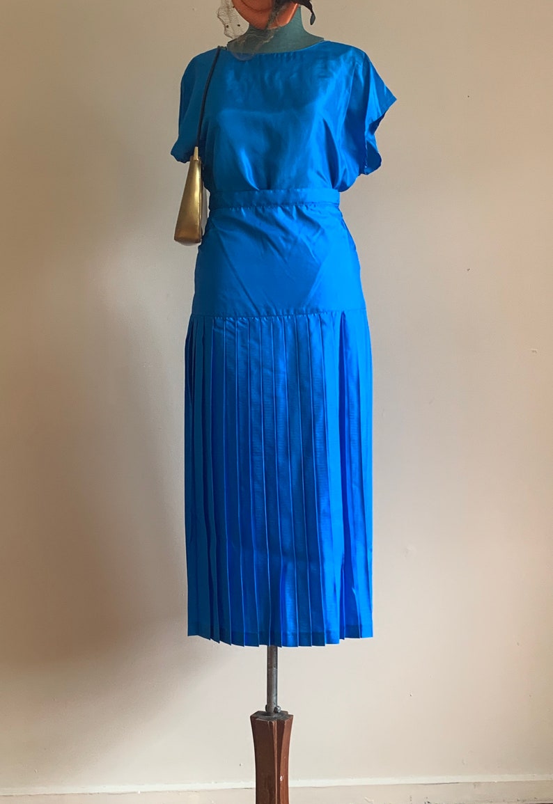 Blue Top Skirt Cord-Set