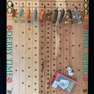 Horse Race. Board Game. Dice Game