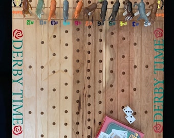 Horse Race. Board Game. Dice Game